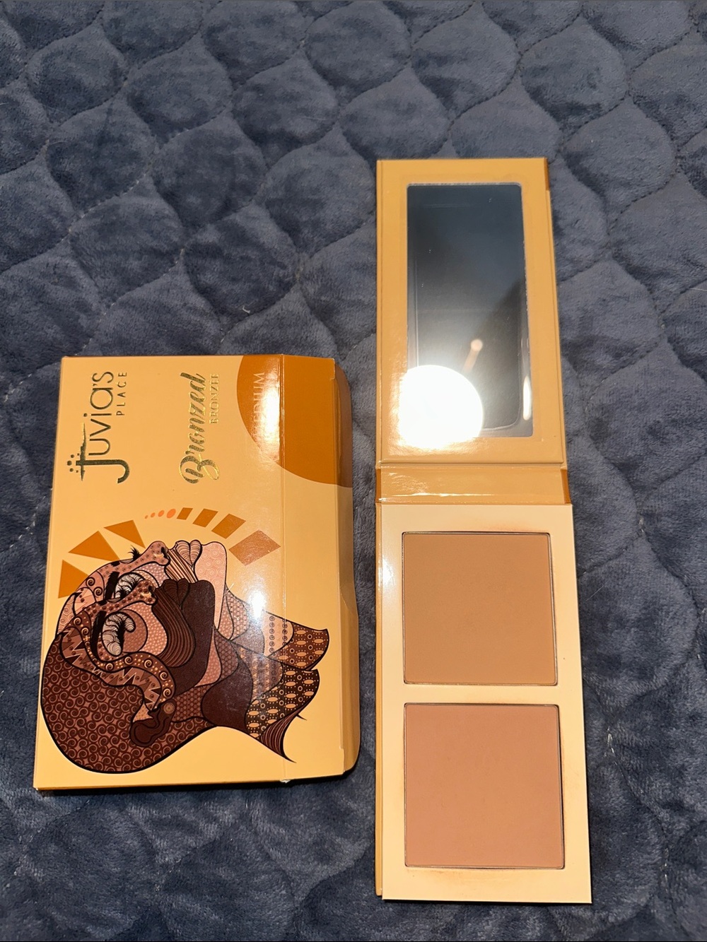 Juvia's Place Dual Bronzer Palette - Light Brown & Warm Brown
